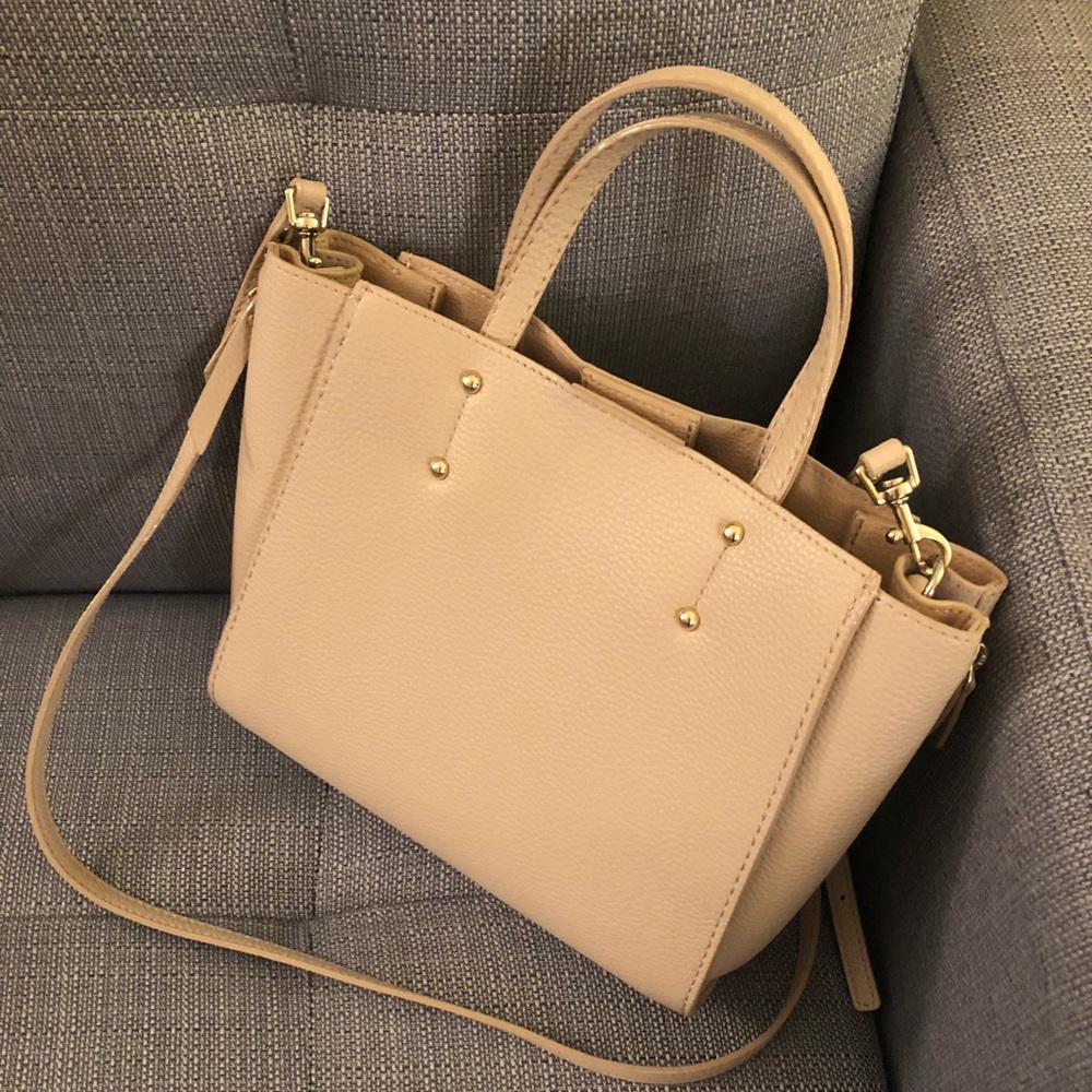 NWT Ann Taylor Nude Crossbody - Picture 3 of 7